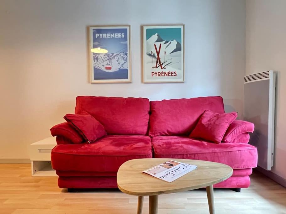 T3 Centre Ville Avec Parking, Balcon Et Wifi. 5P. Cauterets Extérieur photo